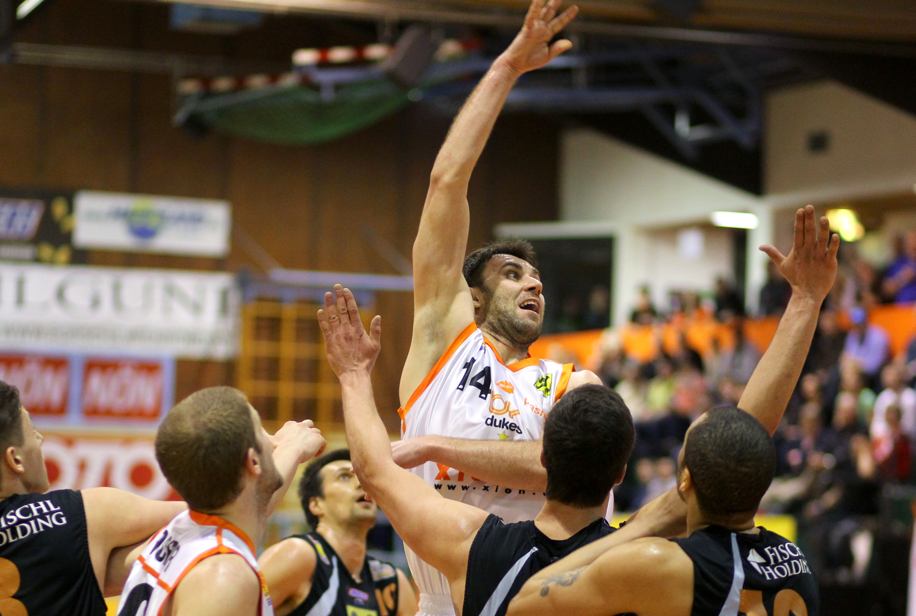 Basketball ABL 2012-13 Snickes-Playoff Viertelfinale 1.Spiel Xions Dukes Klosterneuburg vs. Fürstenfeld Panthers