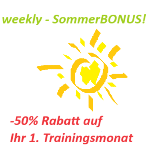 weekly – SOMMER (Re-)Starterbonus